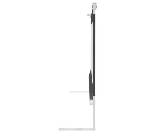 Bērnu Gultas Aizsargbarjera, Tumši Pelēka, 200X25 Cm, Audums Vidaxl