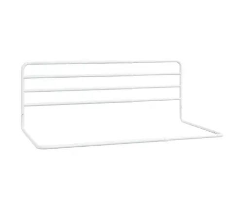 Voodipiire Väikelapse Voodile, Valge, (76-137)X55 cm Raud