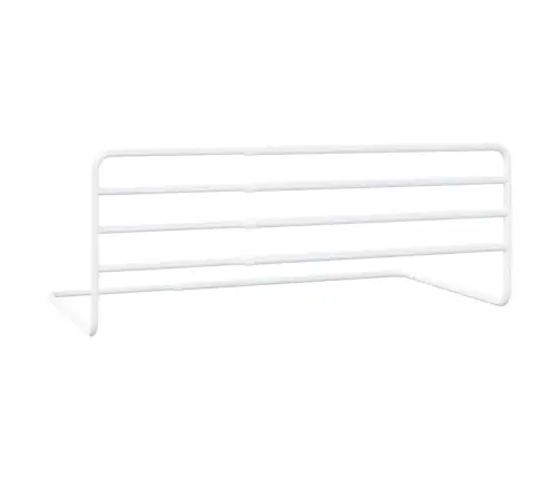 Voodipiire Väikelapse Voodile, Valge, (76-137)X55 cm Raud