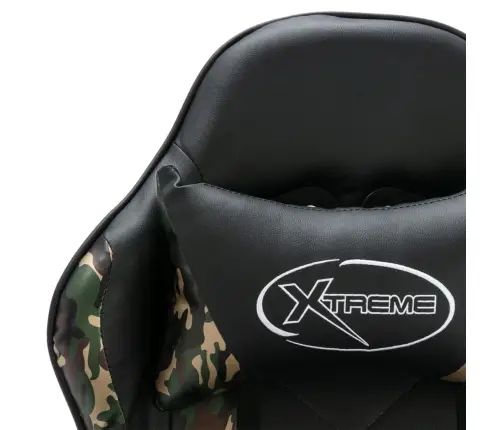 Biroja Krēsls, Melnas Un Kamuflāžas Krāsas Mākslīgā Āda Vidaxl