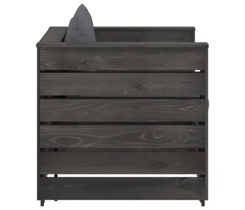 2-Daļīgs Dārza Atpūtas Mēbeļu Komplekts Ar Matračiem, Koks Vidaxl