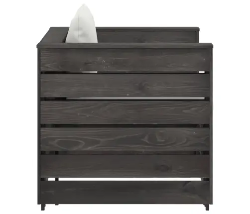 Sodo Komplektas Su Pagalvėlėmis, 2 Dalių, Impregnuota Mediena