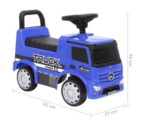 Stumjams Rotaļu Auto, Mercedes-Benz Truck, Zils Vidaxl