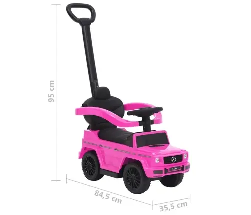 Stumjams Rotaļu Auto, G63, Rozā Vidaxl