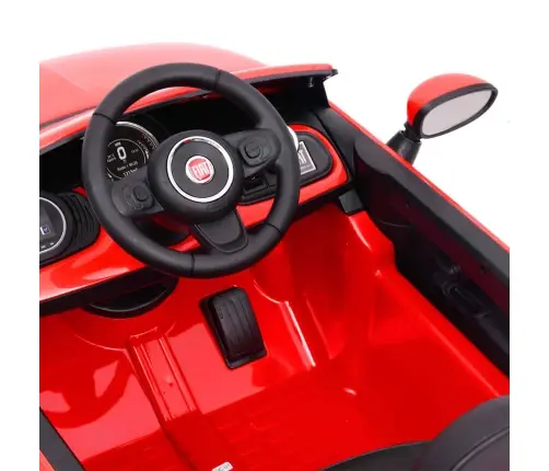 Elektriska Bērnu Automašīna Fiat 500, Sarkana Vidaxl