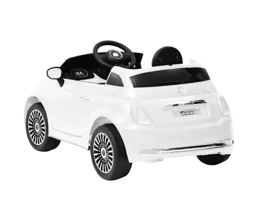 Elektriska Bērnu Automašīna Fiat 500, Balta Vidaxl
