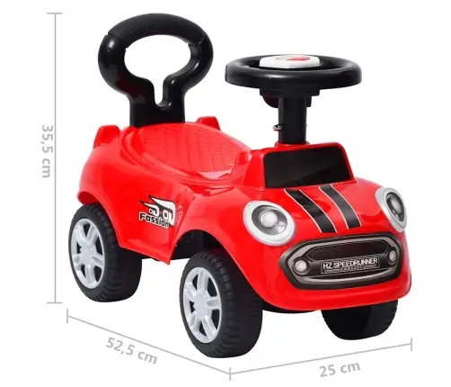 Paspiriamas Vaikiškas Automobilis, Raudonos Spalvos