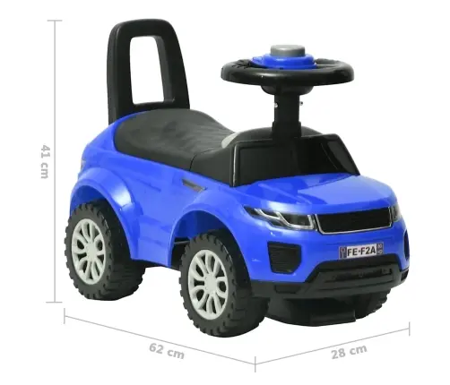 Paspiriamas Vaikiškas Automobilis, Mėlynos Spalvos