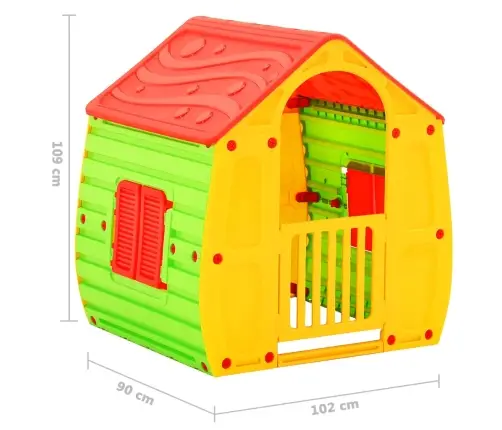 Vaikų Žaidimų Namelis, 102X90X109Cm