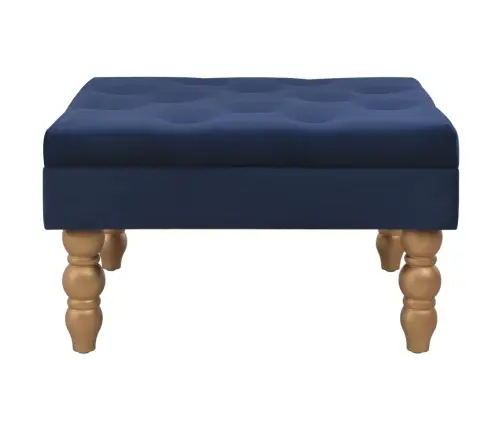 Soliņš, Tumši Zils, 60X60X36 Cm, Samts Vidaxl