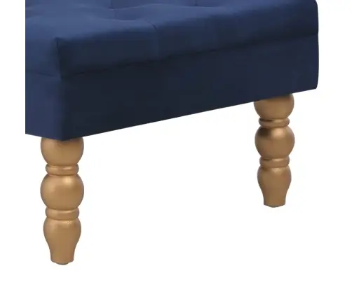 Soliņš, Tumši Zils, 60X60X36 Cm, Samts Vidaxl