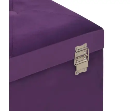 Sols Ar Kasti, 80 Cm, Violets Samts Vidaxl