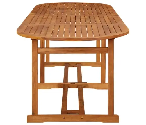 Sodo Valgomojo Stalas, 280X90X75 cm Akacijos Medienos Masyvas