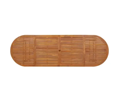 Sodo Valgomojo Stalas, 280X90X75 cm Akacijos Medienos Masyvas