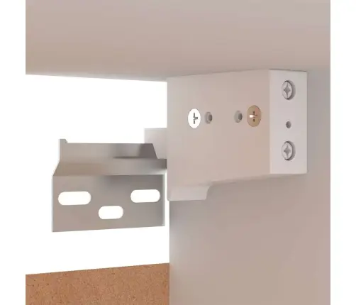 Televizoriaus Spintelės, 2Vnt., Baltos, 30,5X30X60cm Mediena