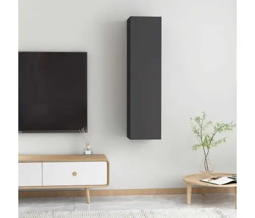 Tv Skapīši, 2 Gb., 30,5X30X60 Cm, Pelēki, Inženierijas Koks Vidaxl