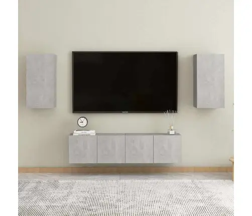 Tv Skapītis, 30,5X30X60 Cm, Betonpelēks, Inženierijas Koks Vidaxl