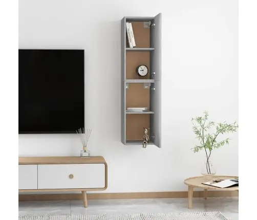 Tv Skapīši, 2 Gb., 30,5X30X60Cm, Betonpelēki, Inženierijas Koks Vidaxl