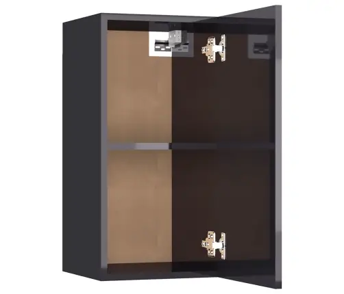 Tv Skapīši 2 Gb. 30,5X30X60 Cm Spīdīgi Pelēki Inženierijas Koks Vidaxl