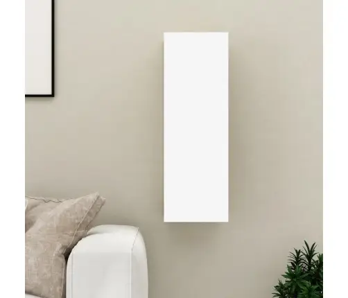 Tv Skapītis, 30,5X30X90 Cm, Balts, Inženierijas Koks Vidaxl