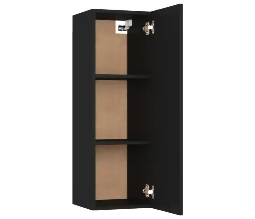 Tv Skapīši, 2 Gb., 30,5X30X90 Cm, Melni, Inženierijas Koks Vidaxl
