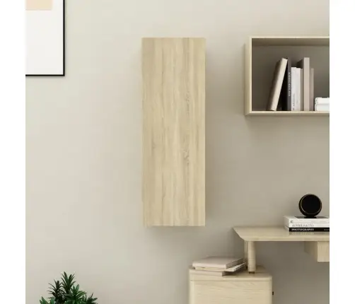 Tv Skapītis, 30,5X30X90 Cm, Ozola, Inženierijas Koks Vidaxl