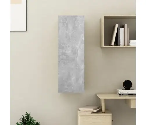 Tv Skapītis, 30,5X30X90 Cm, Betonpelēks, Inženierijas Koks Vidaxl