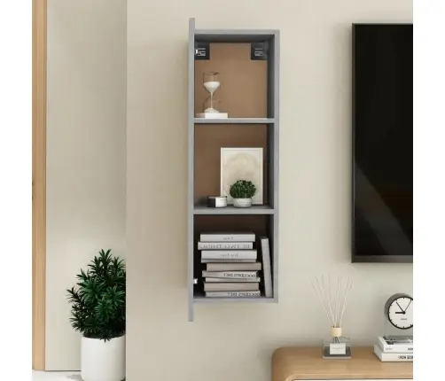 Tv Skapītis, 30,5X30X90 Cm, Betonpelēks, Inženierijas Koks Vidaxl