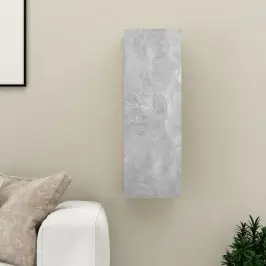 Tv Skapītis, 30,5X30X90 Cm, Betonpelēks, Inženierijas Koks Vidaxl