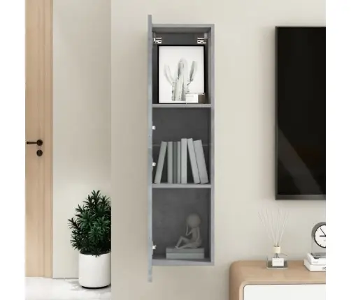 Tv Skapītis, Betona Pelēks, 30,5X30X110 Cm, Inženierijas Koks Vidaxl Tv Skapītis, Betona Pelēks, 30,5X30X110 Cm, Inženierijas Koks Vidaxl