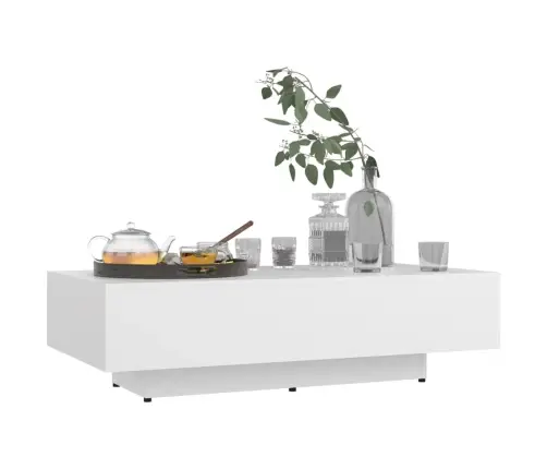 Kohvilaud, Valge, 100 X 49,5 X 31 cm Tehispuit