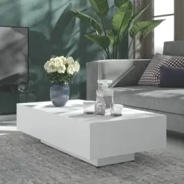 Kohvilaud, Valge, 100 X 49,5 X 31 cm Tehispuit