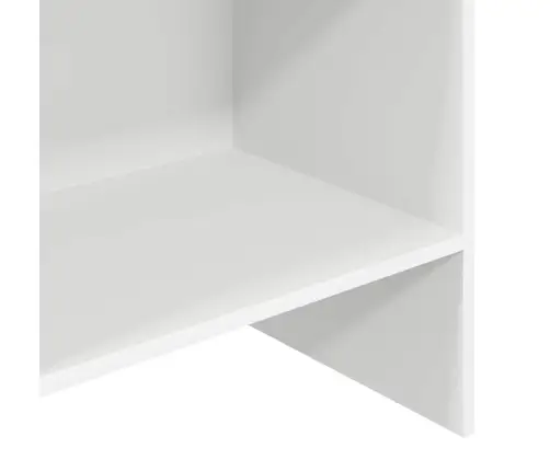 Raamaturiiul Valge 60 X 35 X 180 Cm Tehispuit