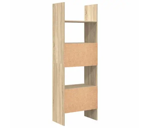 Grāmatu Plaukts, Ozolkoka Krāsa, 60X35X180Cm, Inženierijas Koks Vidaxl