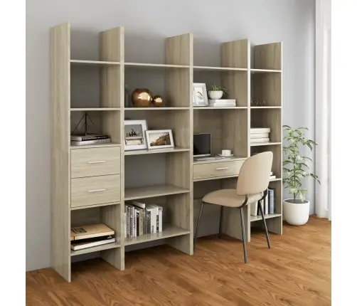 Raamaturiiul Sonoma Tamm, 40 X 35 X 180 cm Tehispuit