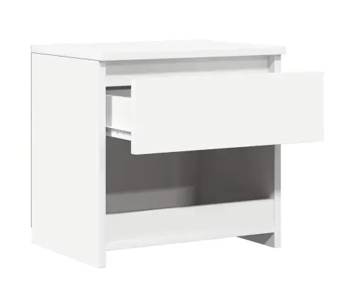 Öökapid 2 Tk, Valge, 40X30X39 cm Tehispuit