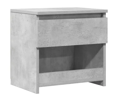 Naktinė Spintelė, Betono Pilka, 40X30X39cm Apdirbta Mediena