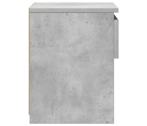 Naktinė Spintelė, Betono Pilka, 40X30X39cm Apdirbta Mediena