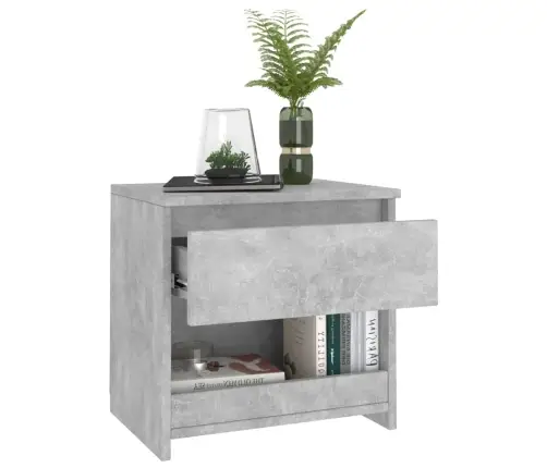 Naktsskapīši, 2 Gb., Betona Pelēki 40X30X39Cm Inženierijas Koks Vidaxl Naktsskapīši, 2 Gb., Betona Pelēki 40X30X39Cm Inženierijas Koks Vidaxl