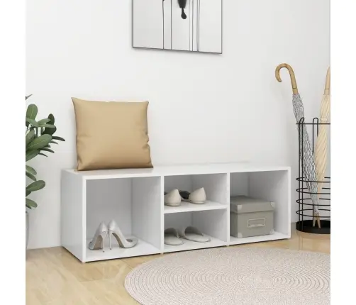 Jalatsipink, Valge 105X35X35 Cm Tehispuit