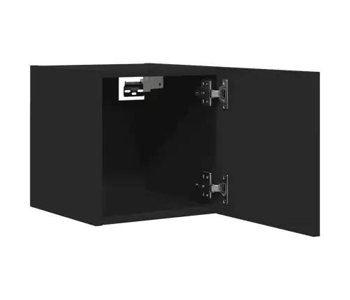 Sienas Tv Skapīši, 2 Gab., Melni, 30,5X30X30 Cm Vidaxl Sienas Tv Skapīši, 2 Gab., Melni, 30,5X30X30 Cm Vidaxl