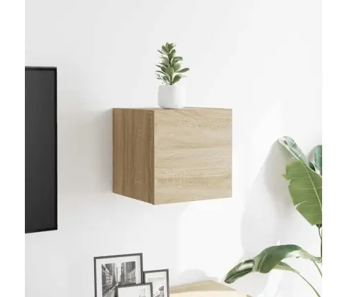 Sienas Tv Skapītis, Ozolkoka Krāsa, 30,5X30X30 Cm Vidaxl Sienas Tv Skapītis, Ozolkoka Krāsa, 30,5X30X30 Cm Vidaxl