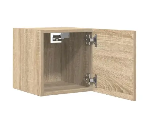 Sienas Tv Skapītis, Ozolkoka Krāsa, 30,5X30X30 Cm Vidaxl Sienas Tv Skapītis, Ozolkoka Krāsa, 30,5X30X30 Cm Vidaxl