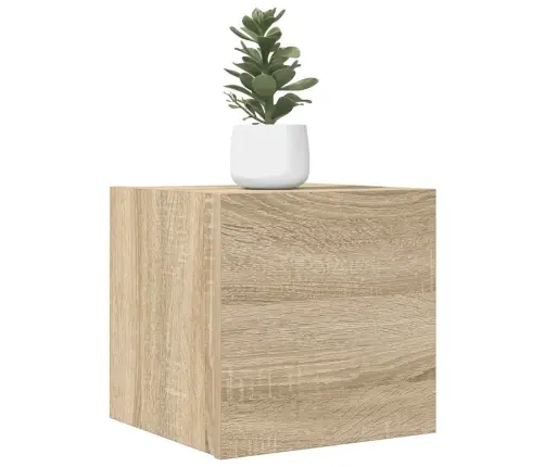 Sieninės Televizoriaus Spintelės, 4Vnt., Ąžuolo, 30,5X30X30Cm