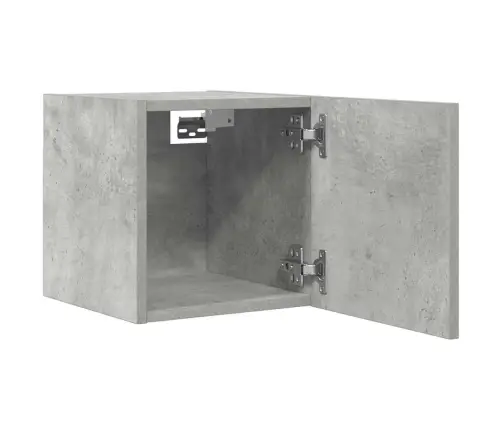 Sienas Tv Skapīši, 4 Gab., Betona Pelēki, 30,5X30X30 Cm Vidaxl