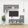 Seina Telerikapp, Betoonhall, 37 X 37 X 72 cm Tehispuit