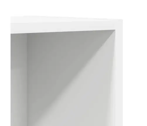 Seina Telerikapp, Valge, 37 X 37 X 107 cm Tehispuit