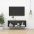 Sienas Tv Skapītis Spīdīgi Pelēks 37X37X107Cm Inženierijas Koks Vidaxl