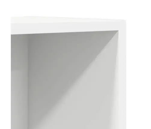 Seina Telerikapp, Valge, 37 X 37 X 142,5 cm Tehispuit