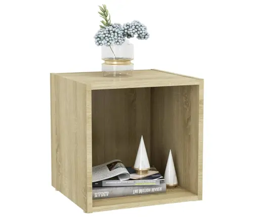 Tv Plaukti, 2 Gab., Ozolkoka, 37X35X37 Cm, Inženierijas Koks Vidaxl Tv Plaukti, 2 Gab., Ozolkoka, 37X35X37 Cm, Inženierijas Koks Vidaxl